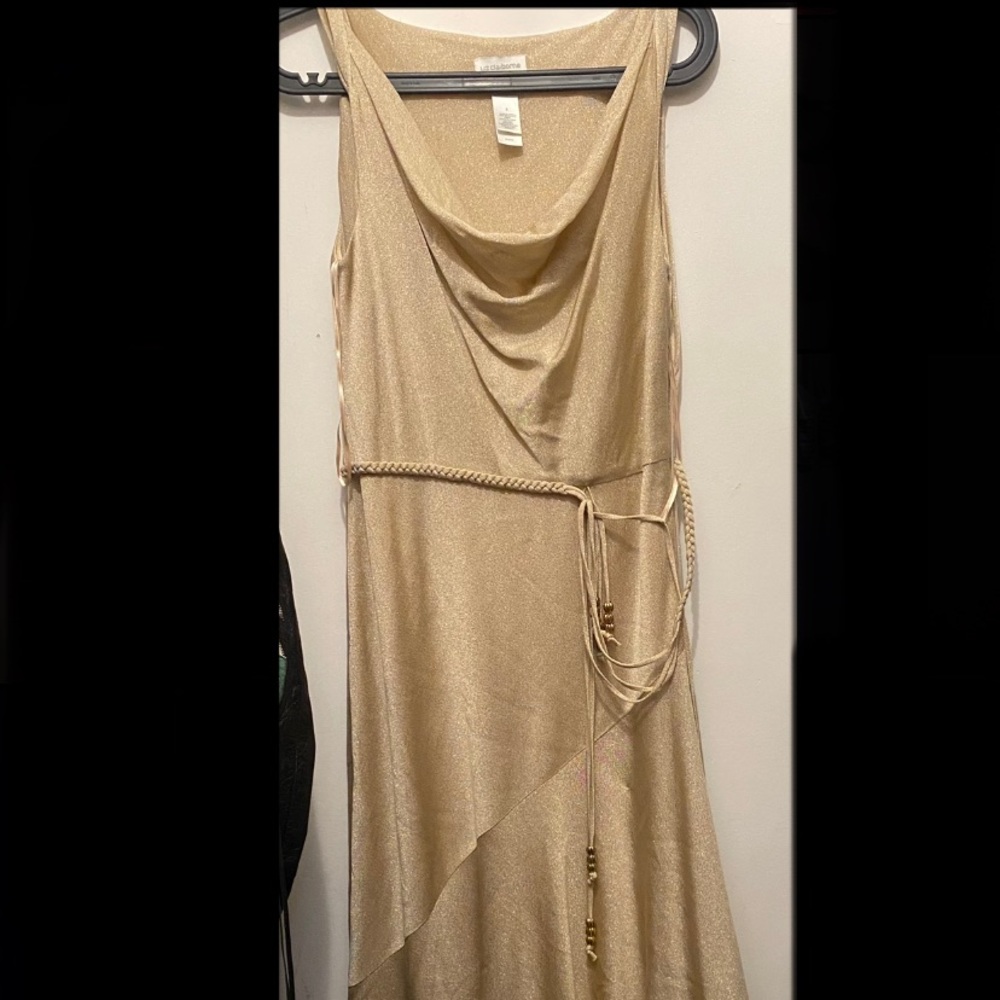 Y2k vintage Liz Claiborne cowl neck dress